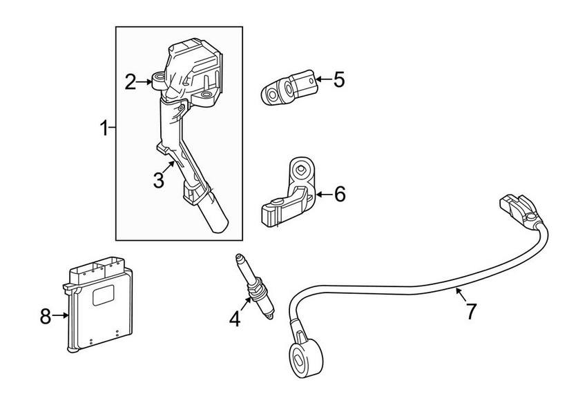 Mercedes Engine Camshaft Position Sensor 2709050400